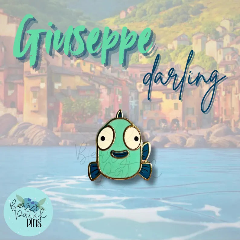 Giuseppe mini pin by Berry Patch Pins