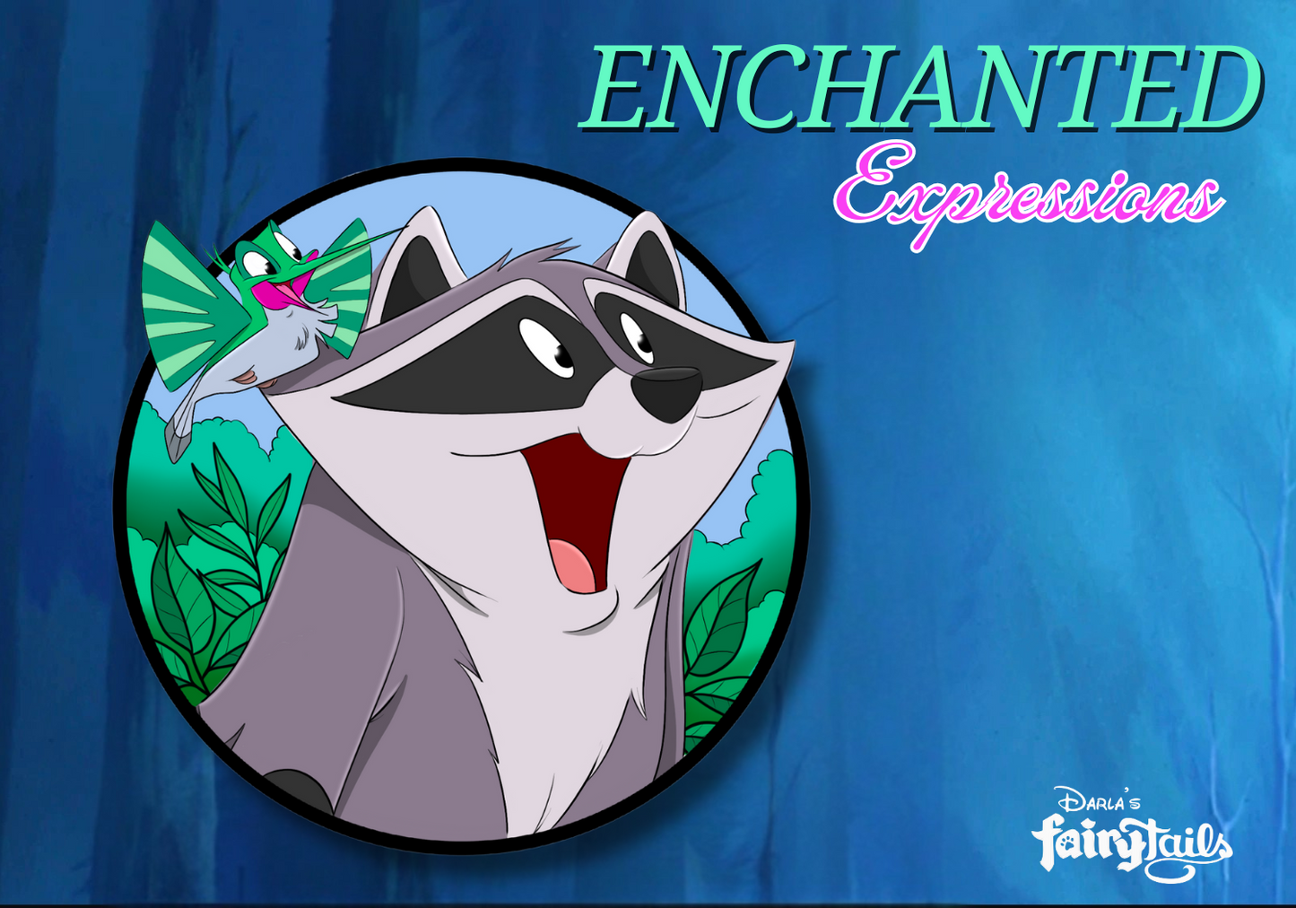 PRESALE -Meeko & Flint Profile "Enchanted Expressions" Fantasy Pin