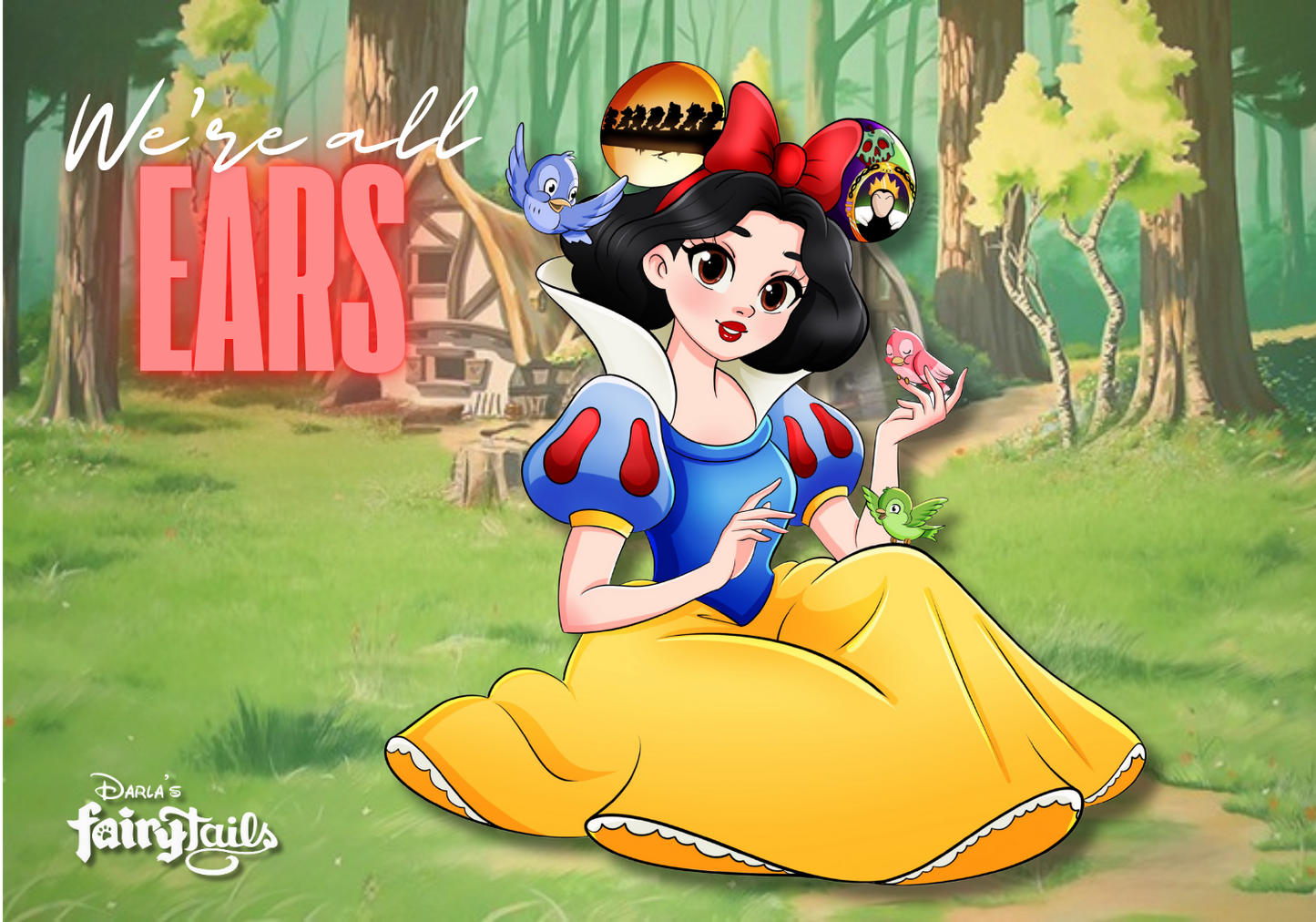 PRESALE - "We're All Ears" Snow White Fantasy Pin