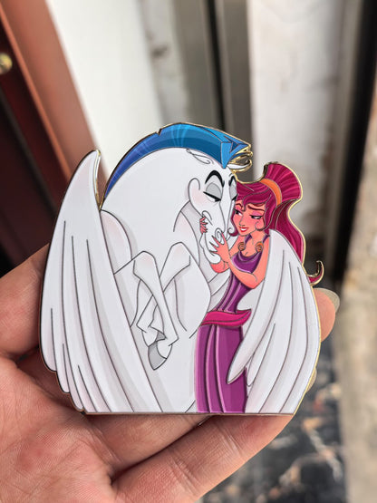 “Love Tails" Megara & Pegasus Fantasy Pin