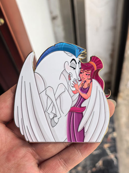 “Love Tails" Megara & Pegasus Fantasy Pin