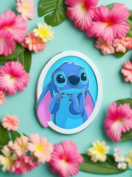Enchanted Pawtraits Stitch Fantasy Pin