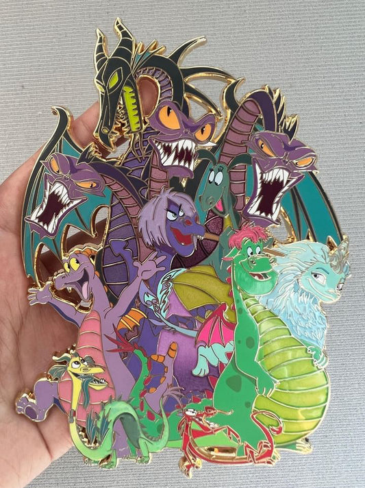 Dragon Crew LE60 Jumbo Disney Dragons Fantasy Pin