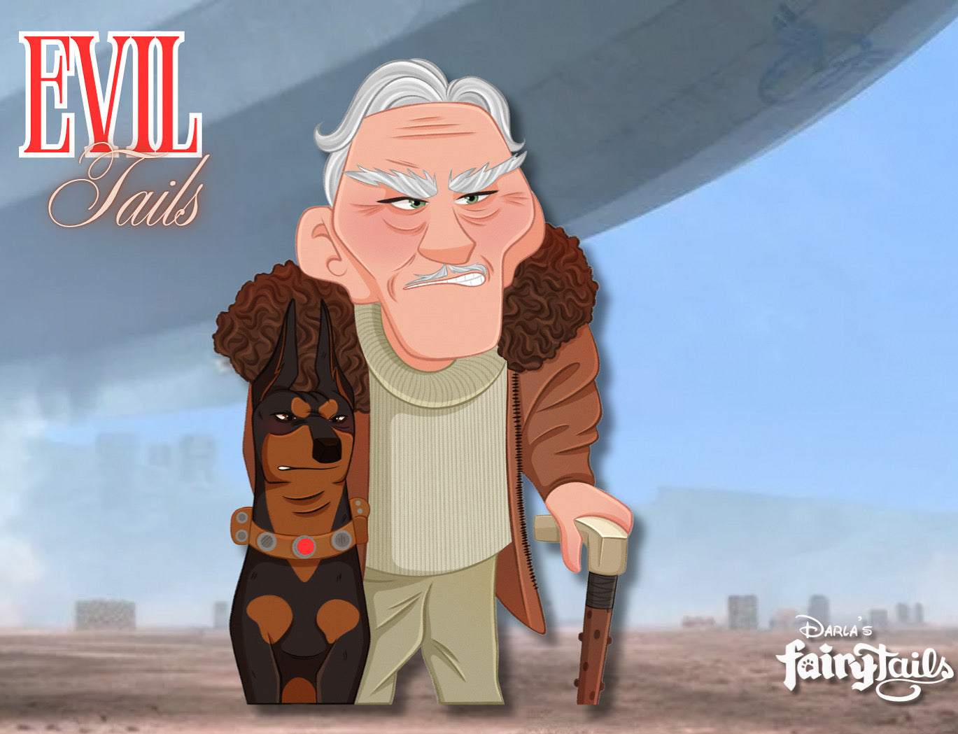 PRESALE - Evil Tails Muntz & Alpha Fantasy Pin