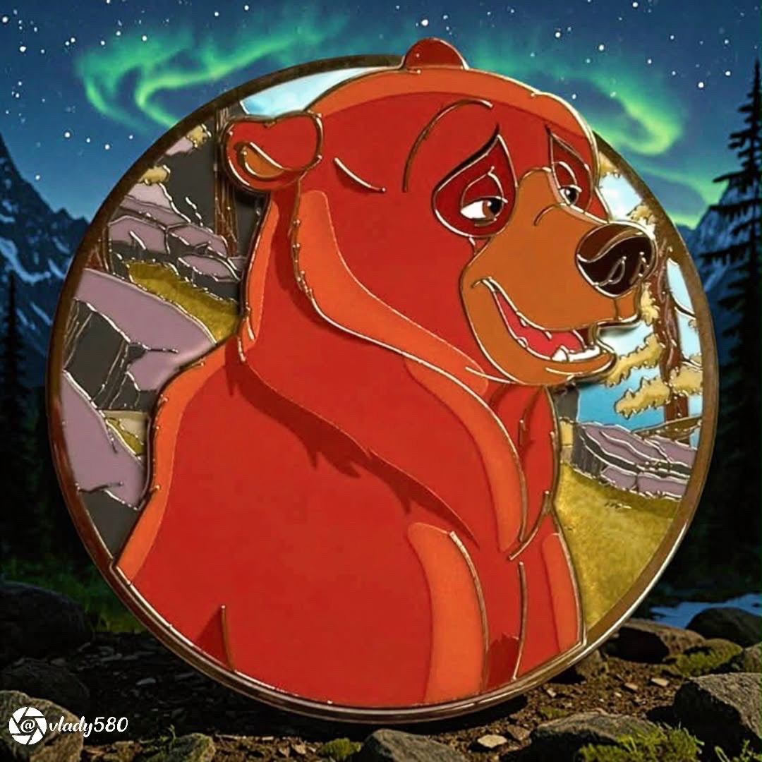 “Enchanted Expressions" Kenai Profile Fantasy Pin
