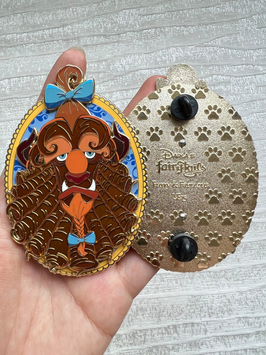 “Furry & Fabulous” Beast Fantasy Pin