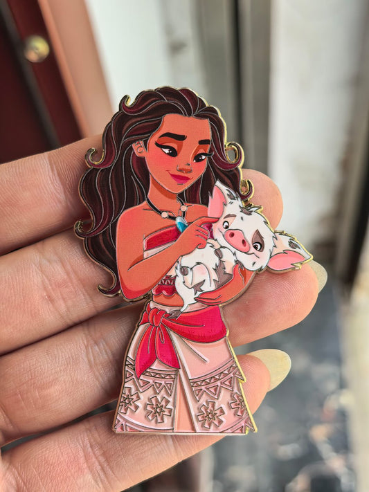 “Love Tails" Moana & Pua Fantasy Pin