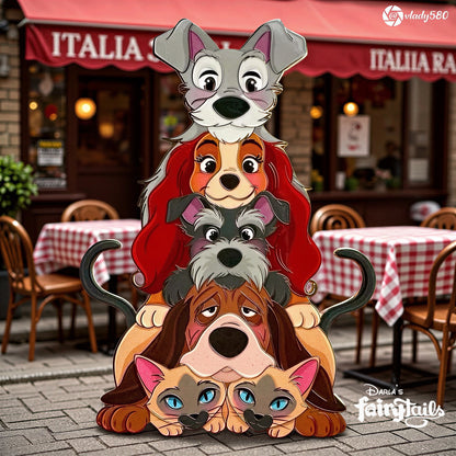 “Totem Tails” Lady & the Tramp Fantasy Pin