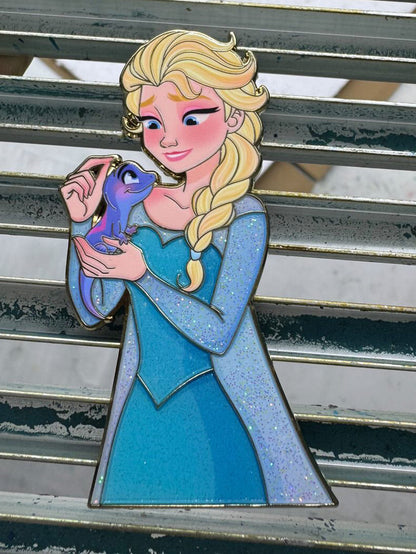 “Love Tails" Elsa & Bruni Fantasy Pin