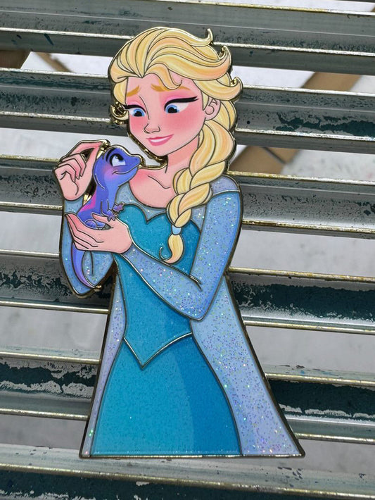 “Love Tails" Elsa & Bruni Fantasy Pin
