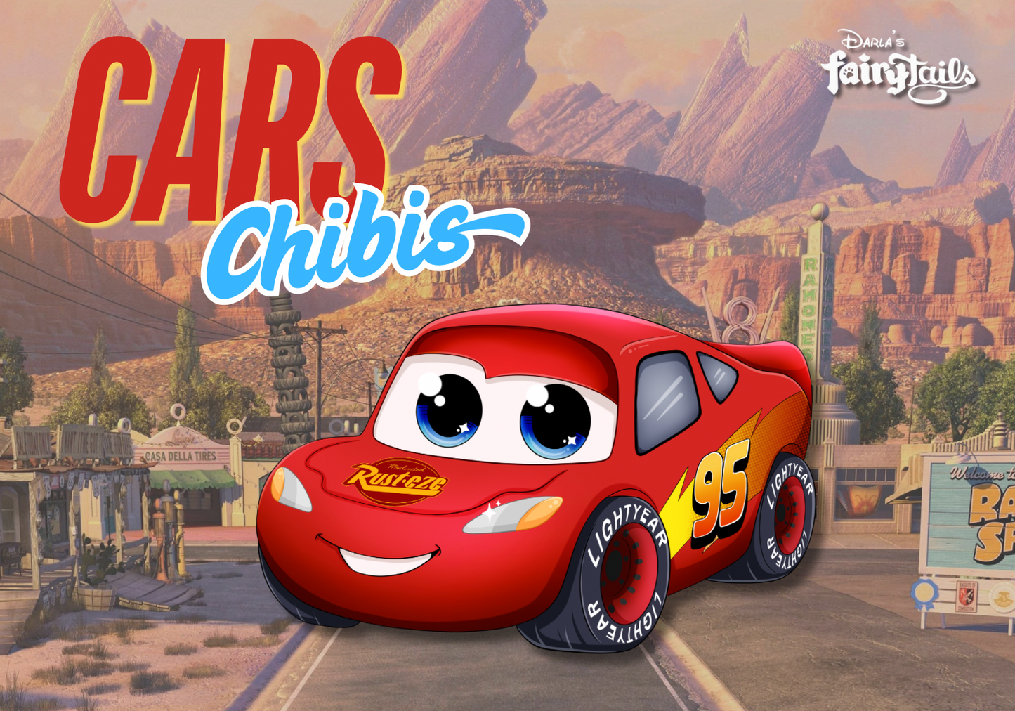 PRESALE - Cars Chibi Series 1 Fantasy Pins
