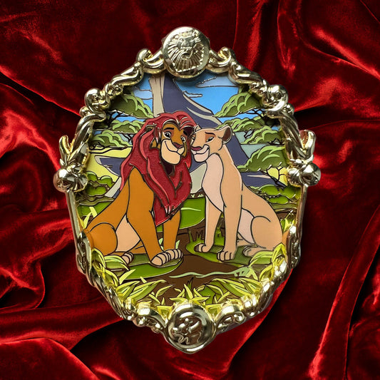 Golden Tails Lion King - Simba & Nala LE30 Disney Fantasy Pin