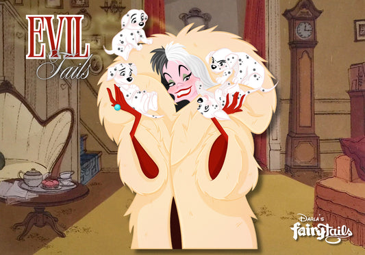 PRESALE - Evil Tails Cruella & Pups Fantasy Pin