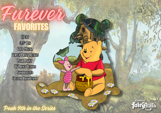 PRESALE - Disney Winnie the Pooh & Piglet  "Furever Favorites" Fantasy Pin