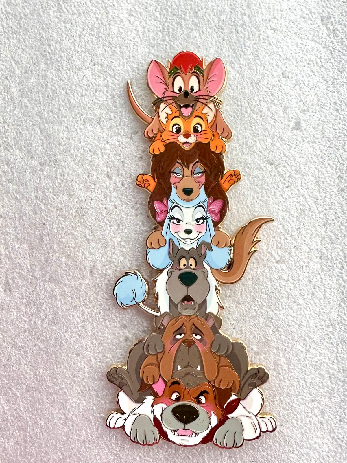 “Totem Tails” Oliver & Company Fantasy Pin