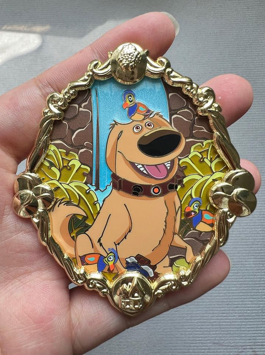 Golden Tails Dug LE30 Disney Fantasy Pin