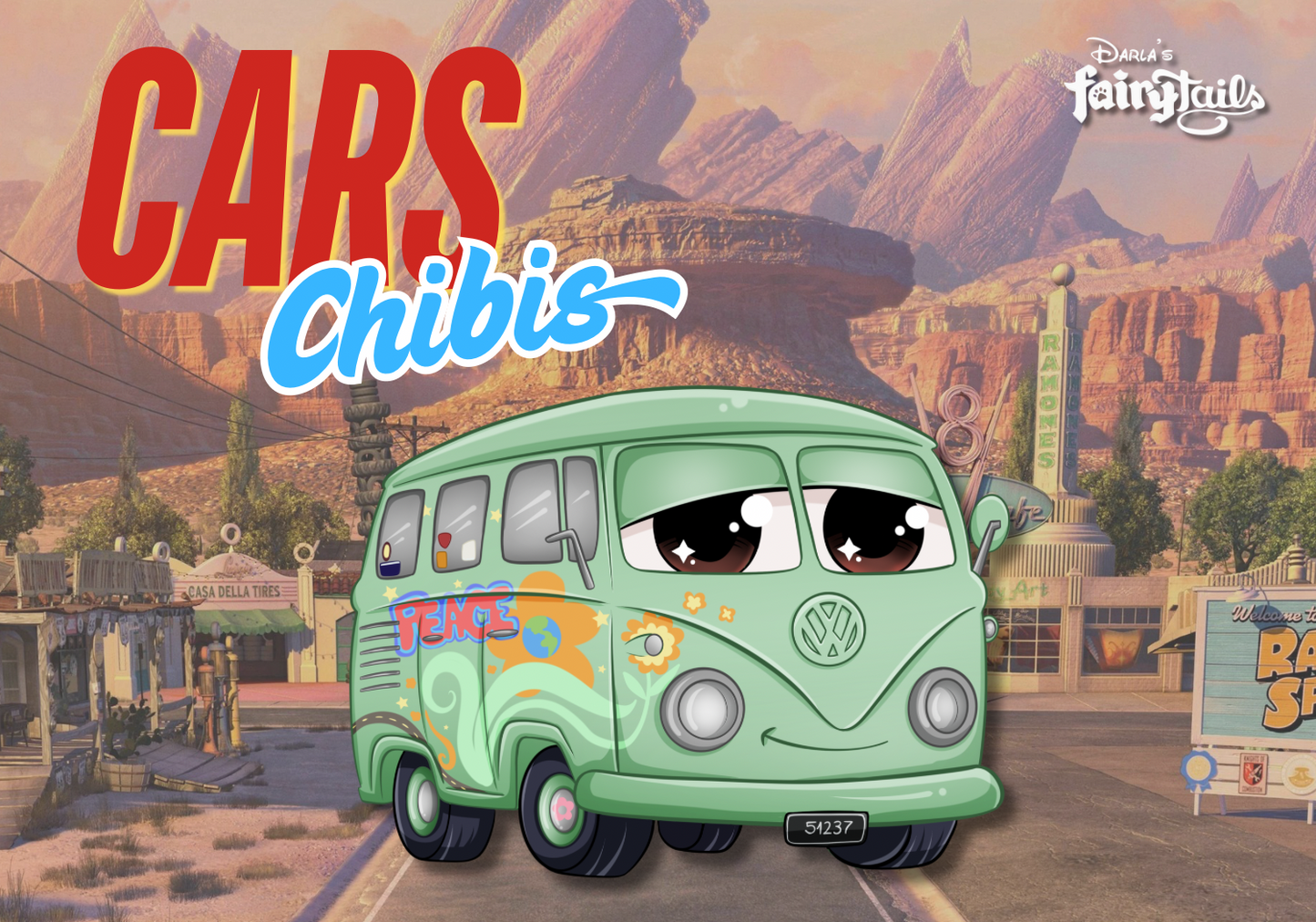 PRESALE - Cars Chibi Series 1 Fantasy Pins