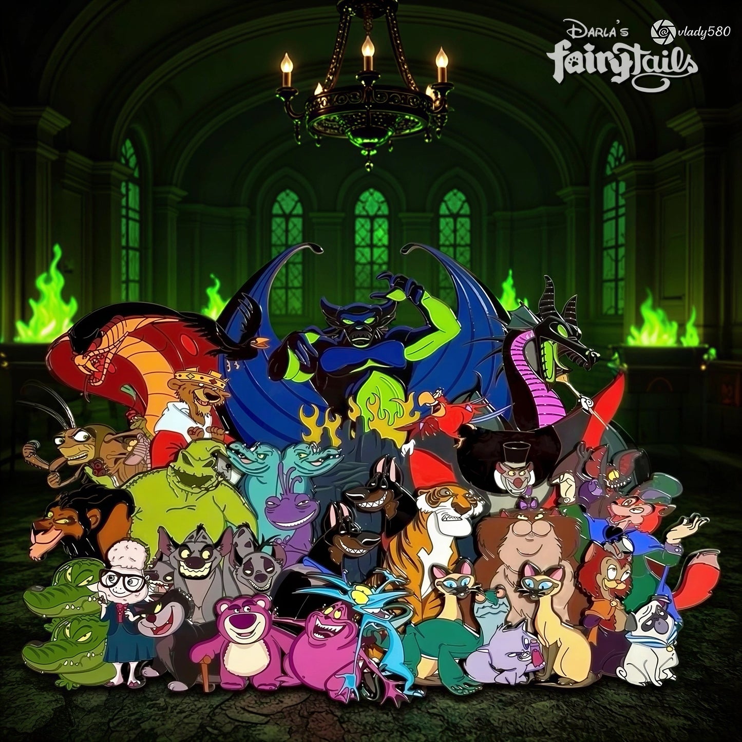 Villain Crew LE60 Jumbo Villain Fantasy Pin