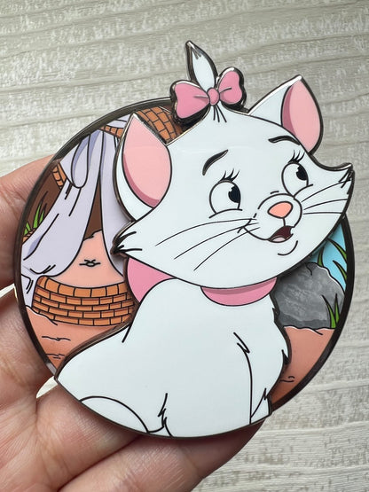 “Enchanted Expressions" Aristocats Marie Profile Fantasy Pin