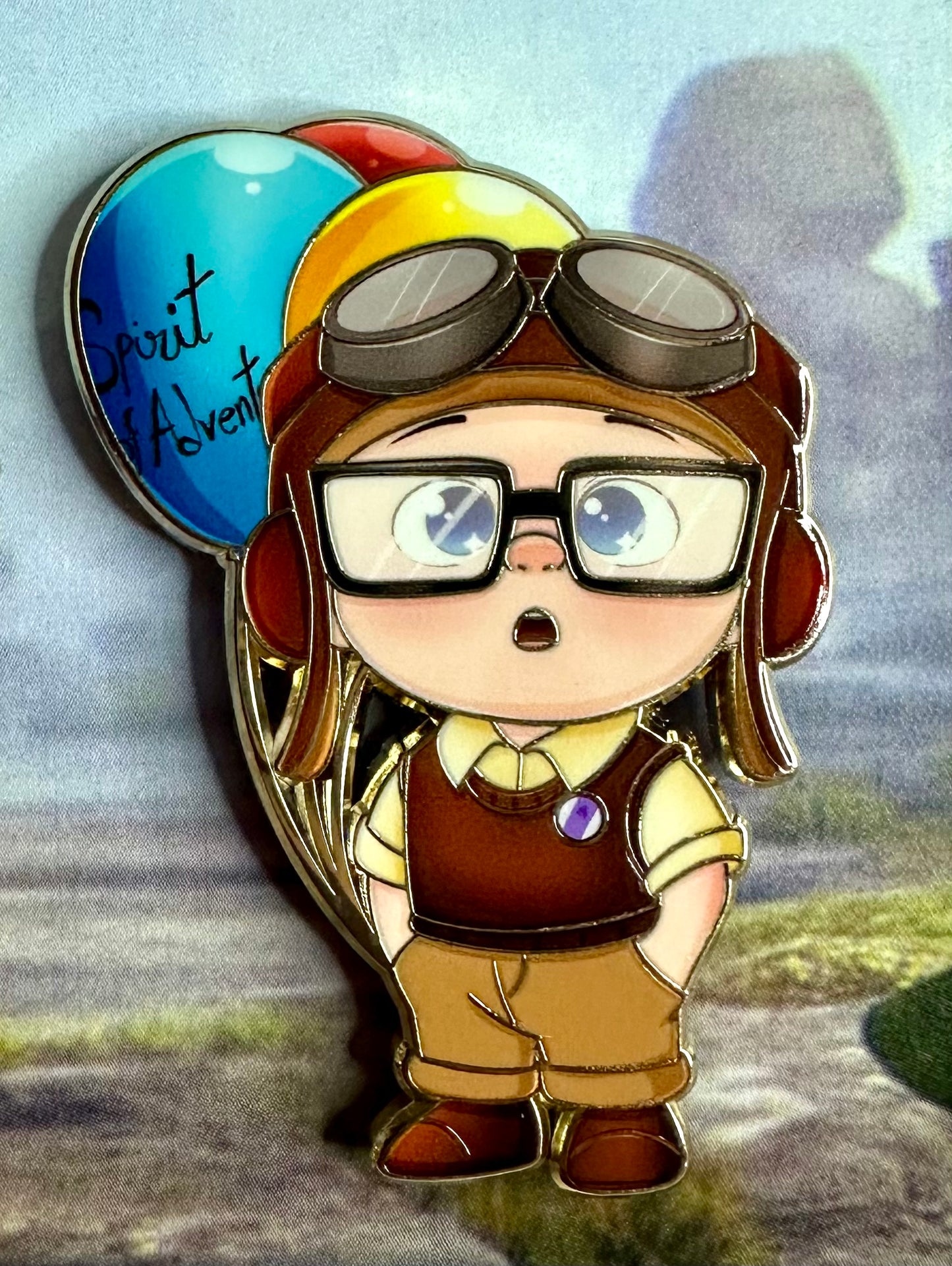 Up Chibi Series 3 Young Carl & Ellie Fantasy Pins