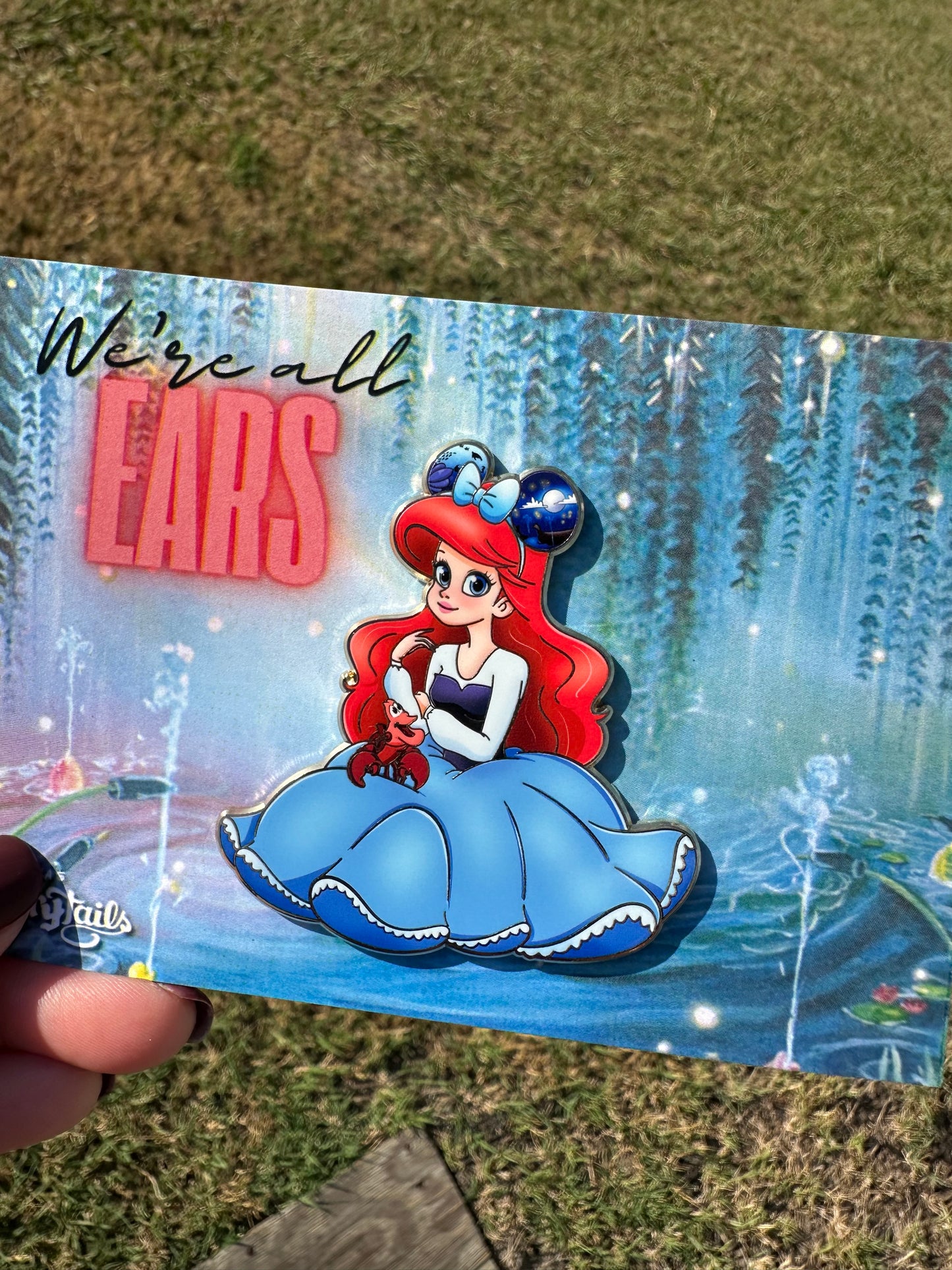 "We're All Ears" Ariel Fantasy Pin