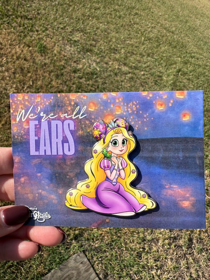 "We're All Ears" Rapunzel Fantasy Pin