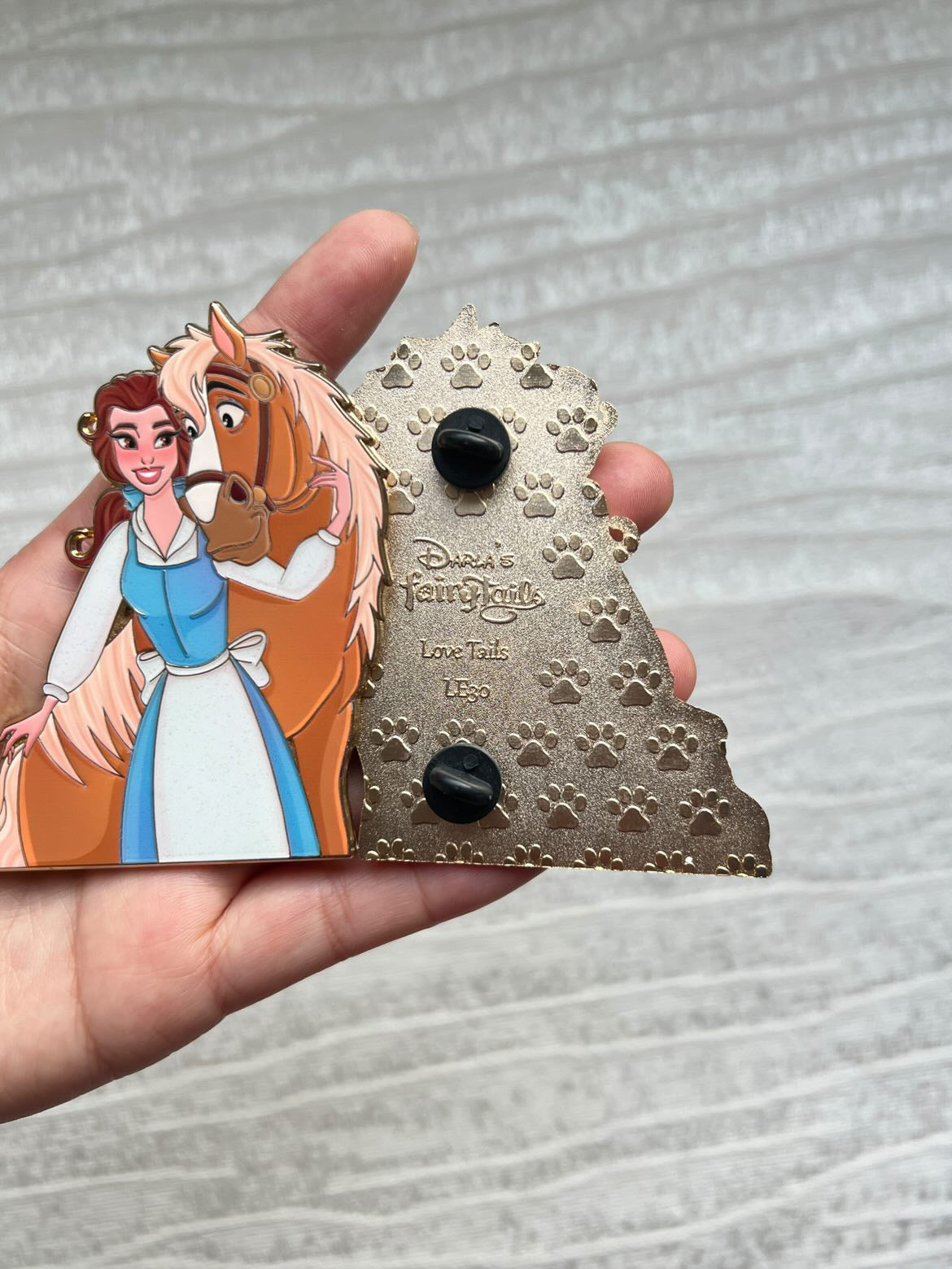 Love Tails Belle & Felipe Fantasy Pin