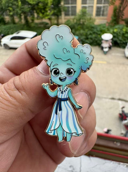 Elemental Chibi Fantasy Pins