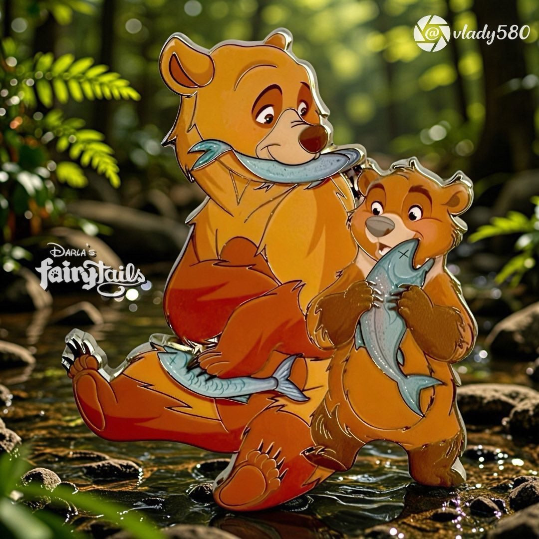 “Tails & Treats” Kenai & Koda Fantasy Pin