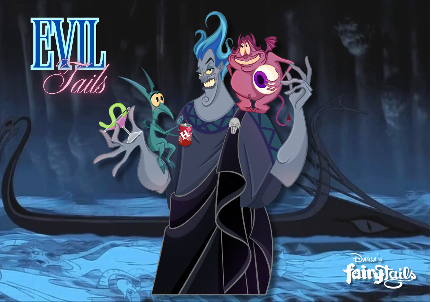 PRESALE - Evil Tails Hades, Pain & Panic Fantasy Pin