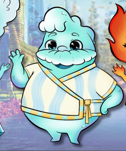 PRESALE - Elemental Chibi Fantasy Pins