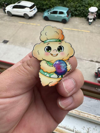 Elemental Chibi Fantasy Pins