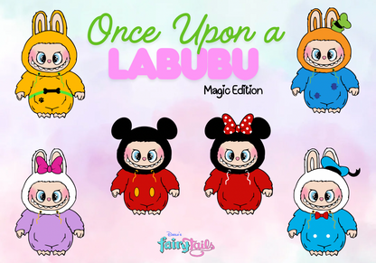 Labubu dressed as Fab 5 Characters Acrylic Pin