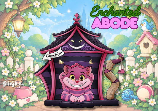 PRESALE - “Enchanted Abode” Cheshire Inspired Fantasy Pin