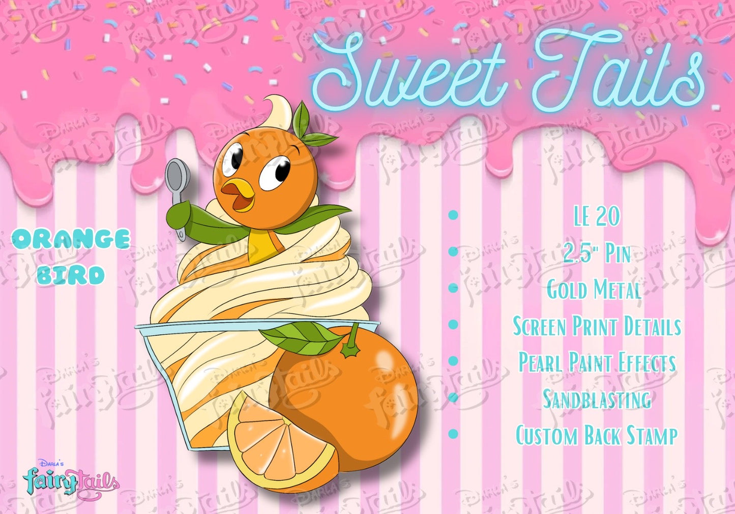 PRESALE - Sweet Tails Series 2 LE20 Magical Fantasy Pin