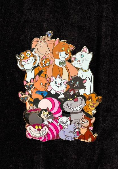 Feline Crew LE60 Jumbo Disney Cat Fantasy Pin