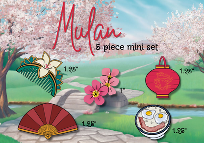 Disney Mulan Mini Fantasy Pins