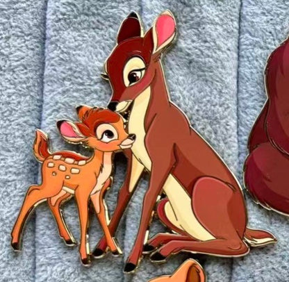 “A Mother's Love" Mother & Bambi Fantasy Pin