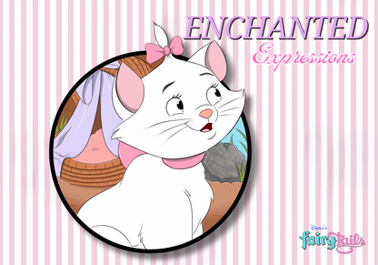 “Enchanted Expressions" Aristocats Marie Profile Fantasy Pin