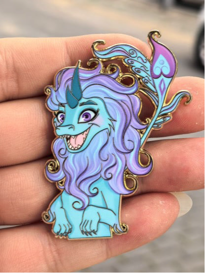 Wild Expressions Sisu Dragon Fantasy Pin