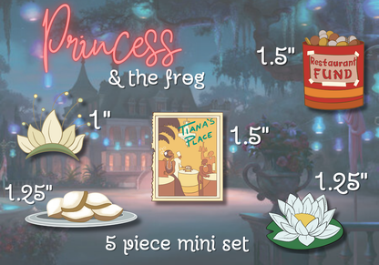 Disney Princess & The Frog Mini Fantasy Pins