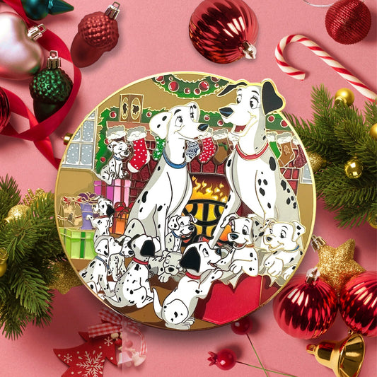 Merry Woofmas Disney Dalmatian Fantasy Pin