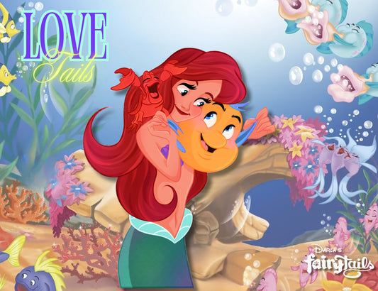 PRESALE - Love Tails Ariel, Flounder & Sebastian Fantasy Pin