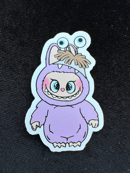 Labubu Monsters Inc Boo Sticker