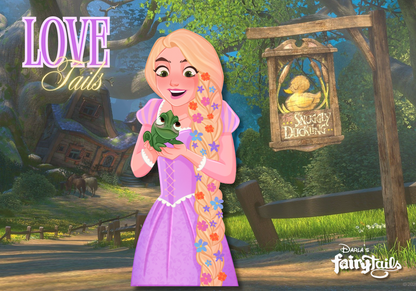 Love Tails Rapunzel & Pascal Fantasy Pin