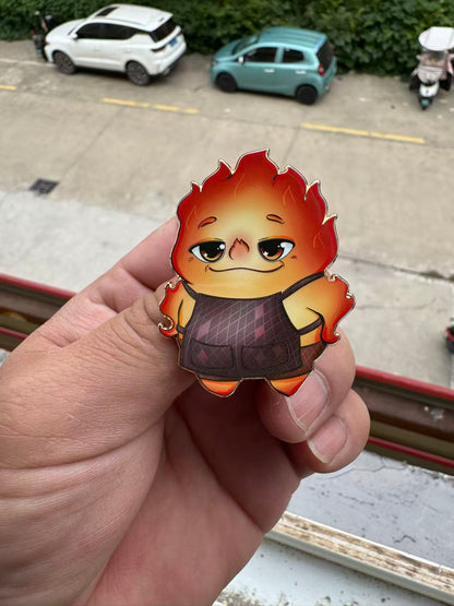 Elemental Chibi Fantasy Pins