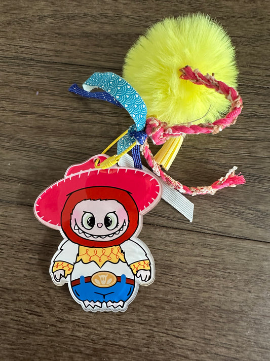 Labubu as Jessie Acrylic Bag Tag