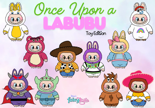 Labubu dressed as Toy Story Characters Acrylic Pin