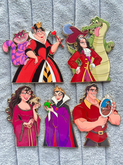 "Evil Tails" Gaston Fantasy Pin