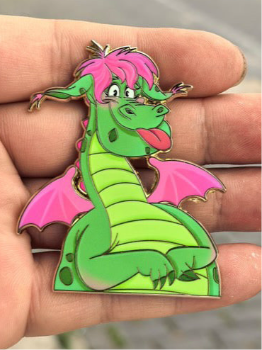 Wild Expressions Elliot Dragon Fantasy Pin
